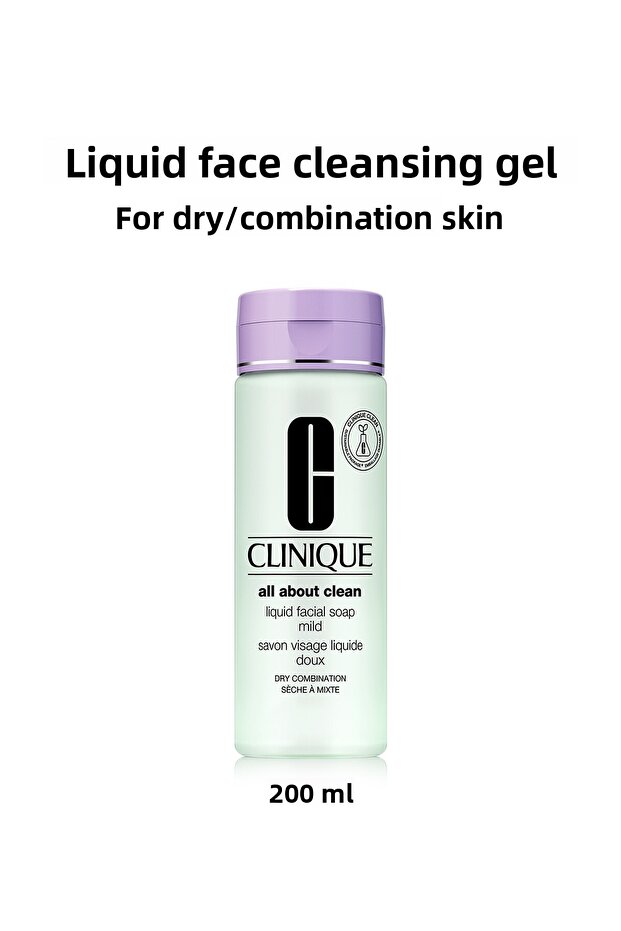 All about Clean ™ Liquid Facial Cleansing Gel, Sensitive Skin - Dry/Combination Skin Type (Type2) - 200ml