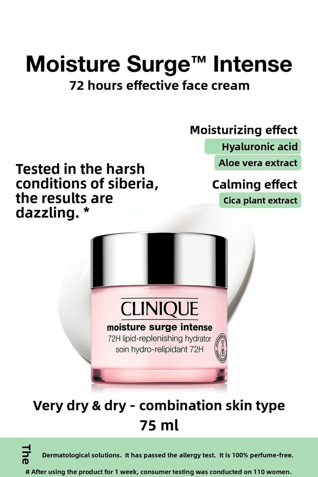 Moisture Surge ™ Intense 72 Hour Moisture Protection Technology Intensive Moisturizing Face Cream 75 ml