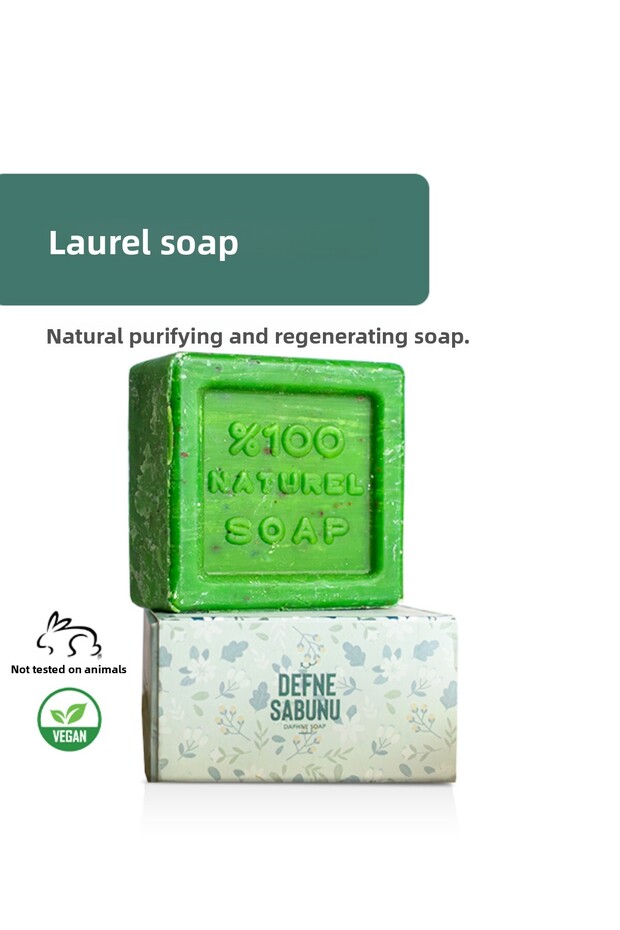 Natural Solid Laurel Soap 125 Gr - 1