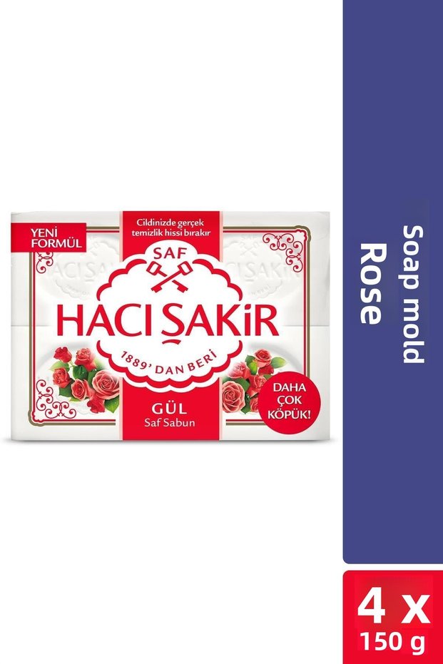 Gül Saf Mold Soap 4X150 Gr