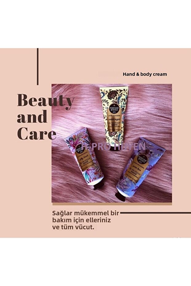 3 Types of Hand and Body Creams 50 ml