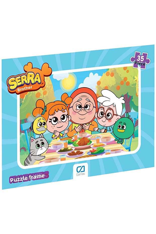 Serra Brothers Frame Puzzle-35 Pieces (Mixed Patterns Will Be Sent.)