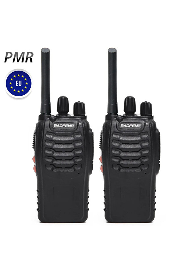 BF-88E 2 Adet PMR Lisanssız El Telsizi Kulaklık Hediyeli TYPE-C 2026 MODEL - 1