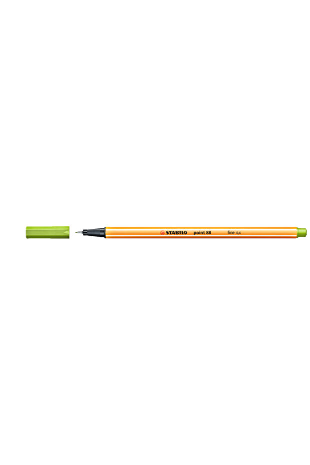 Felt Tip Fine Point Pen (10 Pieces) 88 Point 0.4 mm Apple Green 88/33