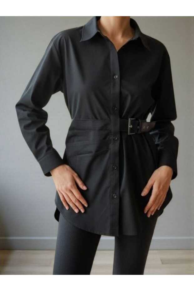 Kemer Detay Gömlek - 1