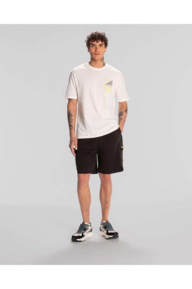 Authentic Spacetime T-Shirt Erkek Beyaz Regular Tişört - 3