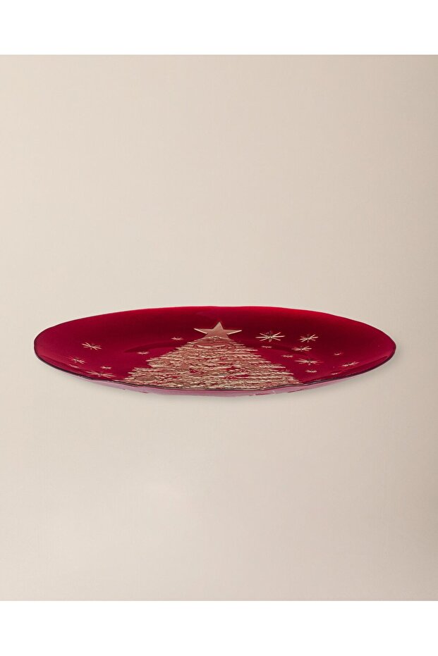 Manarola Servierteller - Rot - 5