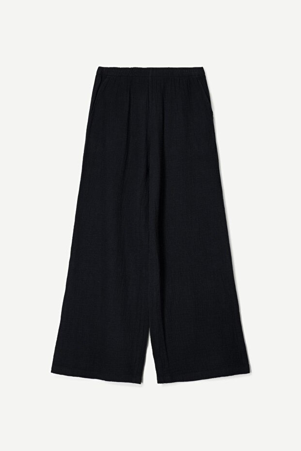 Geniş paça rustik pantolon - 2