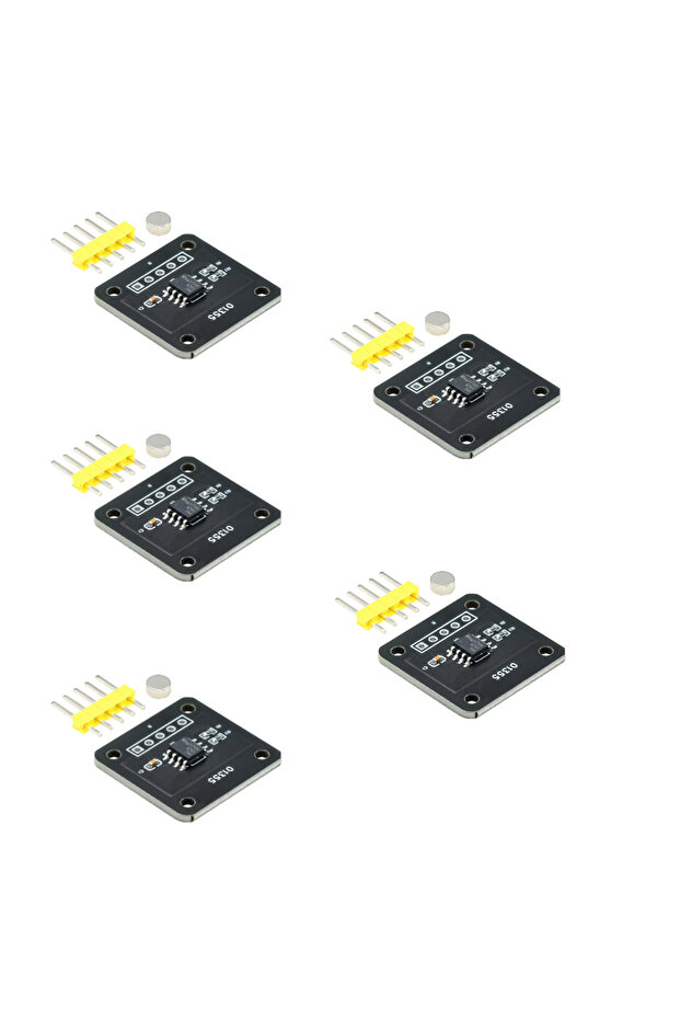 5pcs MT6701 Magnetic Encoder Module 14-Bit High Precision Angle Measurement Sensor Instead of AS5600 - 1