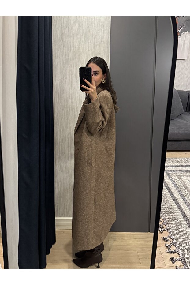 Vatkalı Oversize Kaban - 6