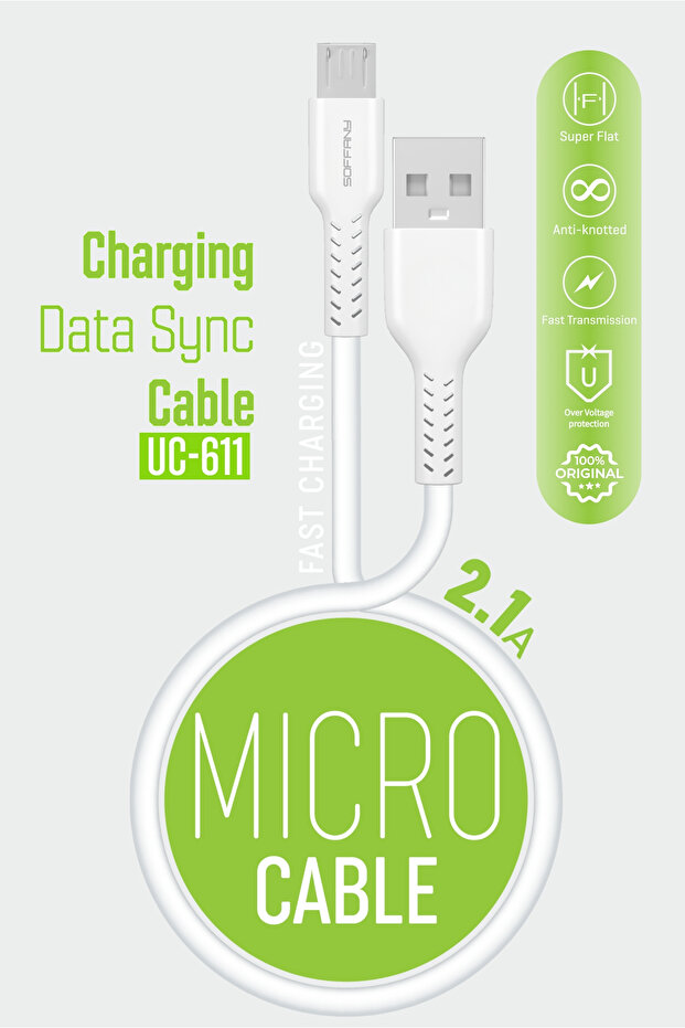 UC-611 Micro USB Data Kablosu - 1