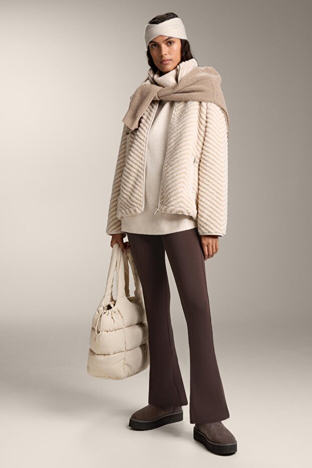 Kapitone shopper çanta - 3