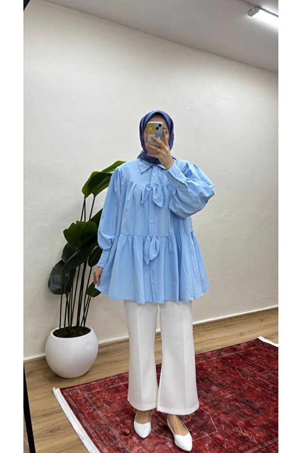 FİYONKLU TESETTÜR GÖMLEK - 3