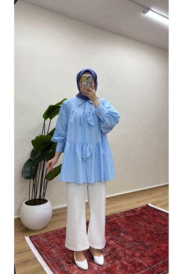 FİYONKLU TESETTÜR GÖMLEK - 5