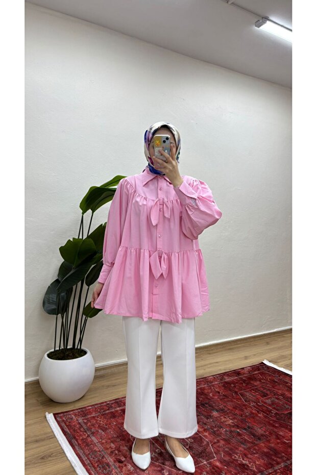 FİYONKLU TESETTÜR GÖMLEK - 3