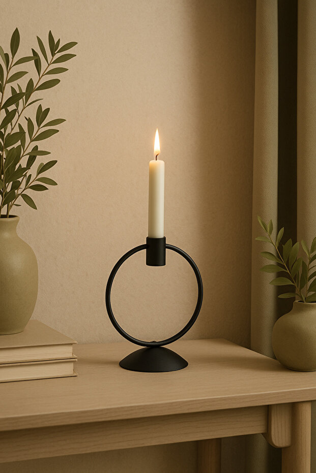 Κηροπήγιο Orion Black Matte