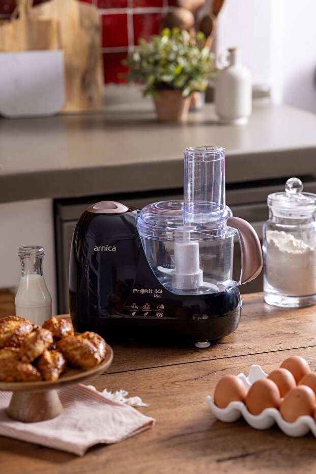 Prokit 444 Mini Mutfak Robotu SİYAH-ROSE - 6