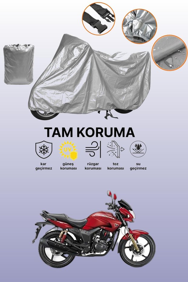 Gray Hero Hunk Compatible Motorcycle Cover, Protective Cover, Motorbike Cover