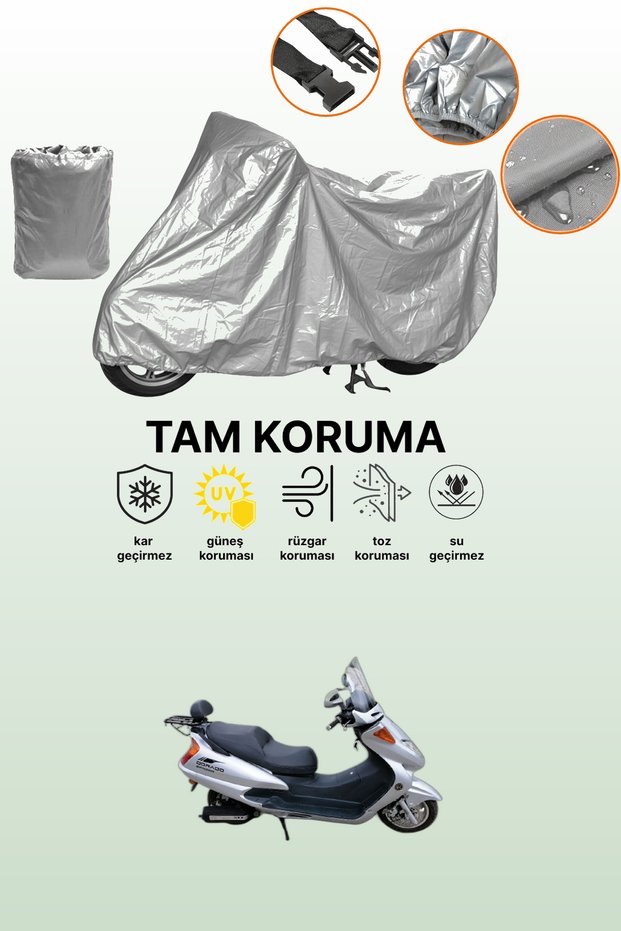 Gri Dorado Akida Scooter 150 Compatible Motorcycle Cover, Protective Cover, Motorbike Cover