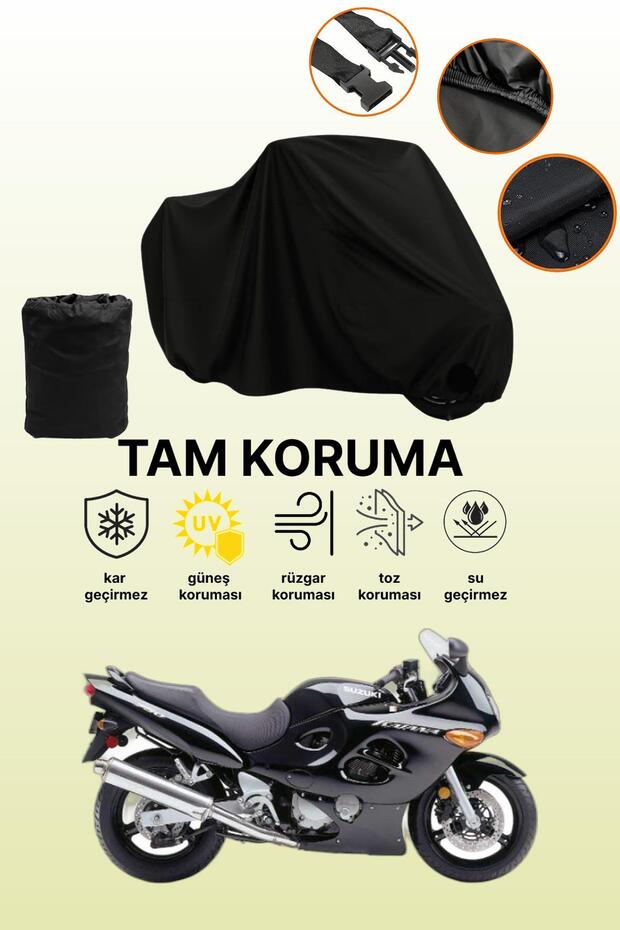 Black Suzuki Gsx 750 F Compatible Engine Cover, Protective Cover, Motorcycle Cover