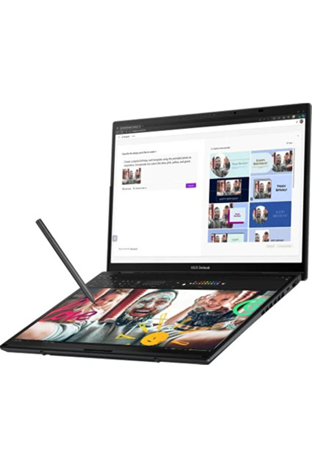 Zenbook Duo Ux8406Ca-Pz062W Ultra7-255H 32Gb RAM 1TB SSD Intel Arc Graphics 14" W11 Gri Noteboo - 3
