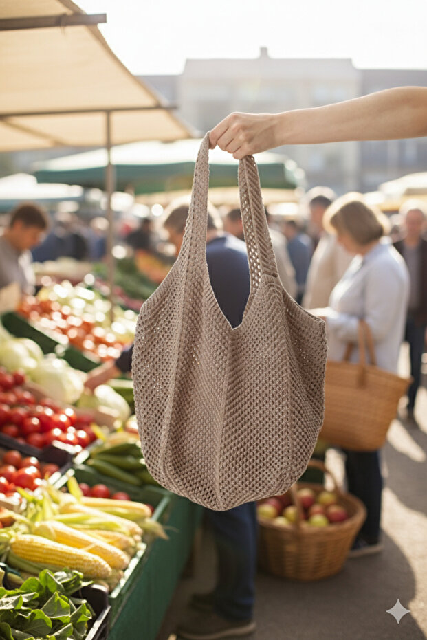 MARIN TRİKO ÖRME ÇANTA - 6