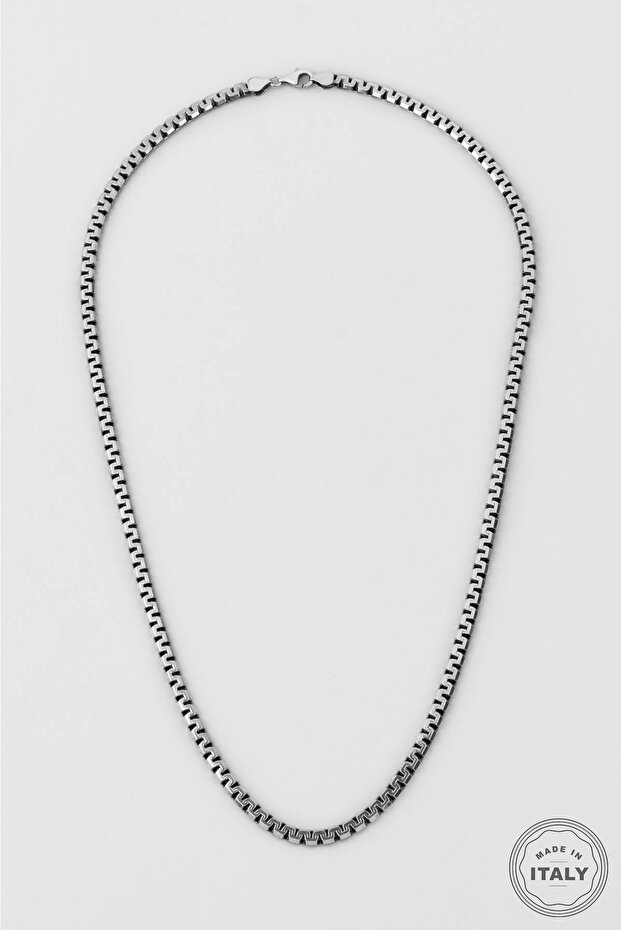 Italian Magno 70 cm Silver Men's Necklace