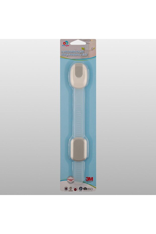 قفل بمزلاج متعدد الأغراض قابل للتعديل - أبيض (3 قطع) - 7