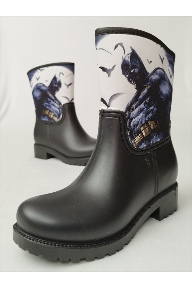 Batman Printed Waterproof Boy's Rain Boots