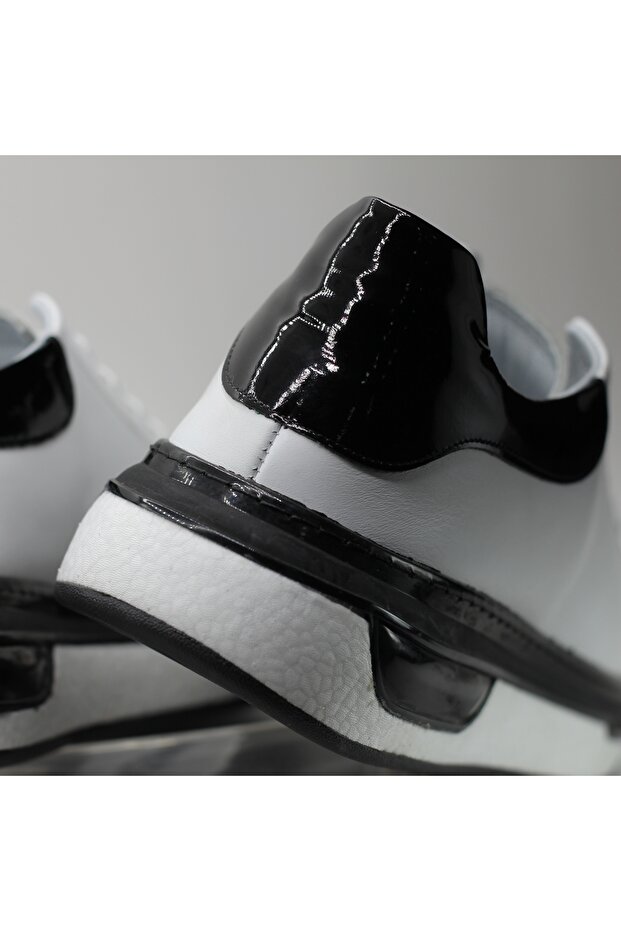 ERKEK %100 HAKİKİ DERİ ORTOPETİK BALON TABAN AYAKKABI - 5