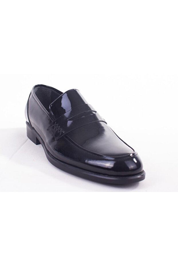 Dma08-810 Black Patent Leather Classic Men's Leather Shoes