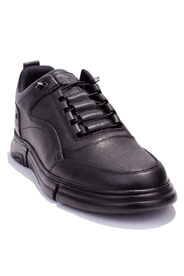 10221495 Black Casual Men's Leather Shoes