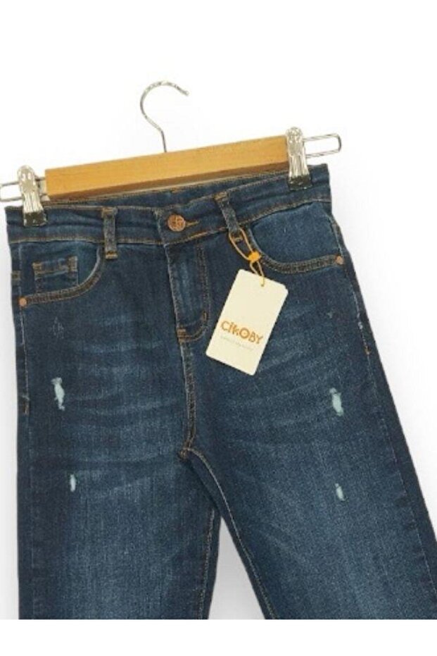 Udobne, tanke, poderane farmerke za dečake E Elastično - 3