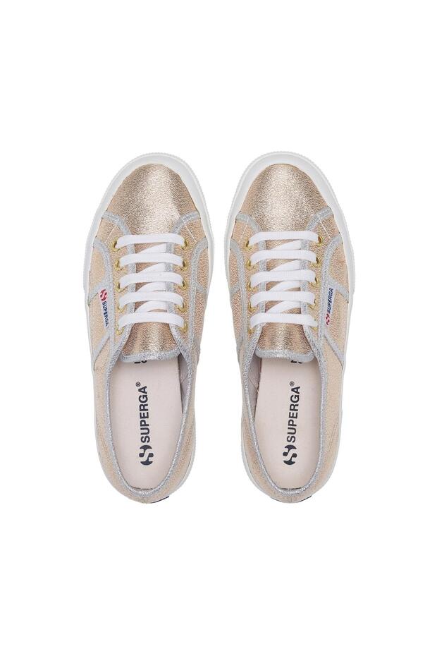 2750-Lamew Kadın Bronz Sneaker - 4