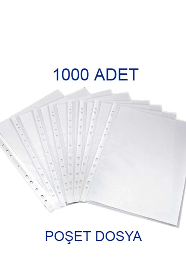 1.000 Adet A4 Şeffaf Dosya Föy Poşet Dosya Ofis-Büro-Okul - 2