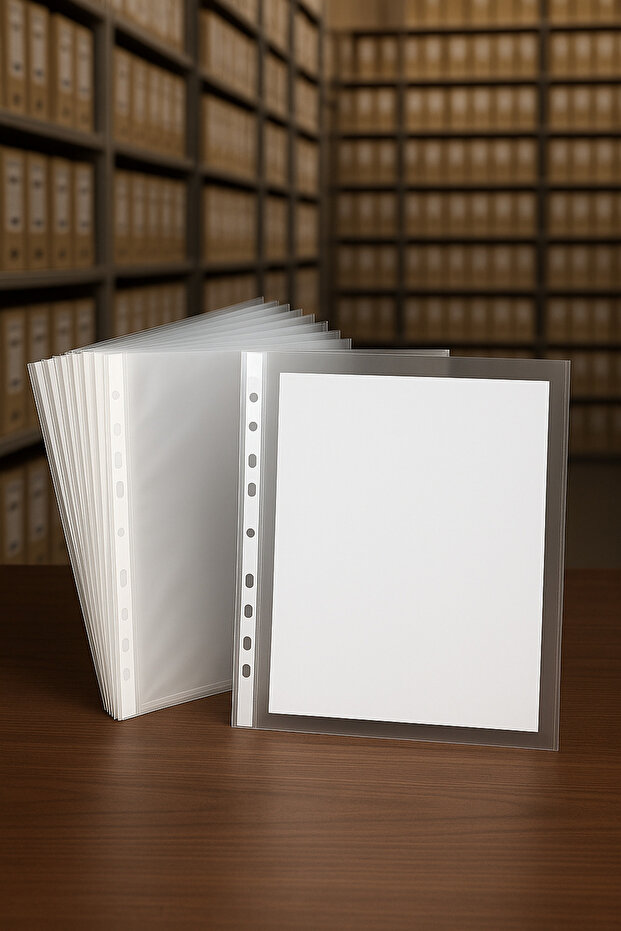 1.000 Adet A4 Şeffaf Dosya Föy Poşet Dosya Ofis-Büro-Okul - 3