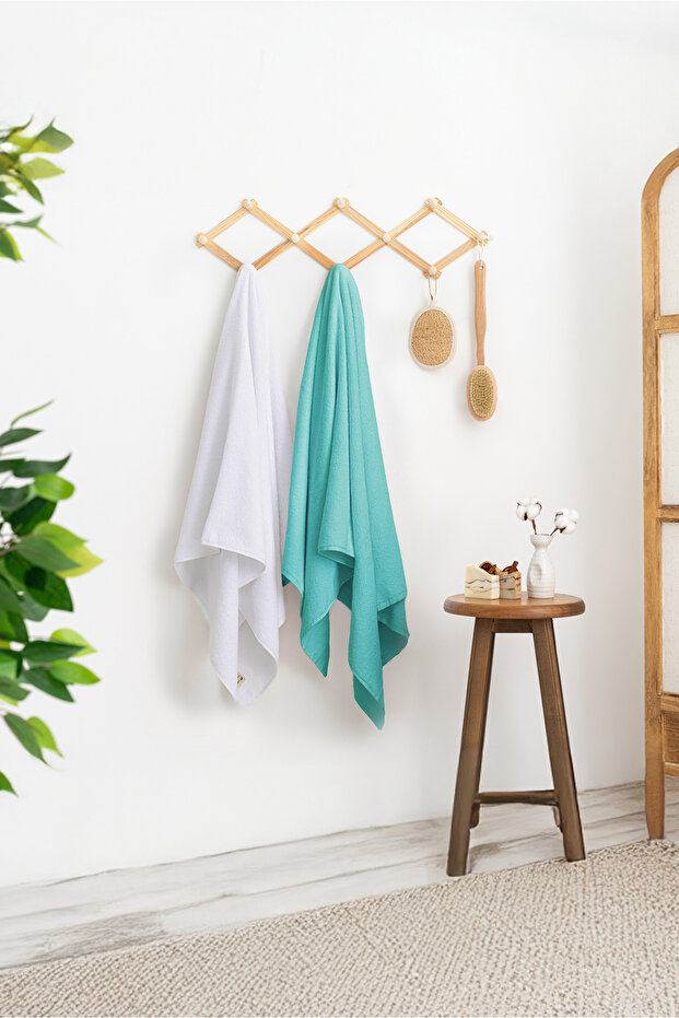 Coresoftair 100% Cotton, Extra Soft, Set of 2 Bath Towels (2 Pieces - 76X137 cm)