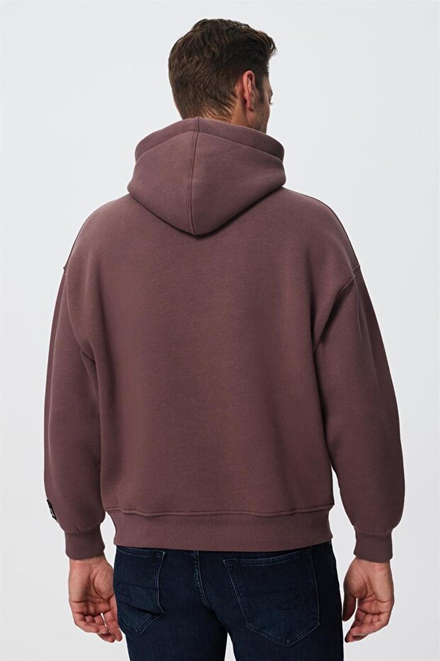 Jerome Erkek Sweatshırt Gül Kurusu - 4