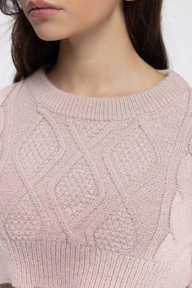 Mohan Soft Pembe Crop Kazak - 8