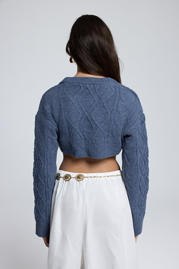 Mohan Indigo Crop Kazak - 5