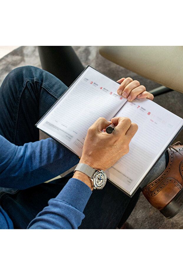 F20534/1 AUTOMATIC SKELETON SAPPHIRE ERKEK KOL SAATİ - 3