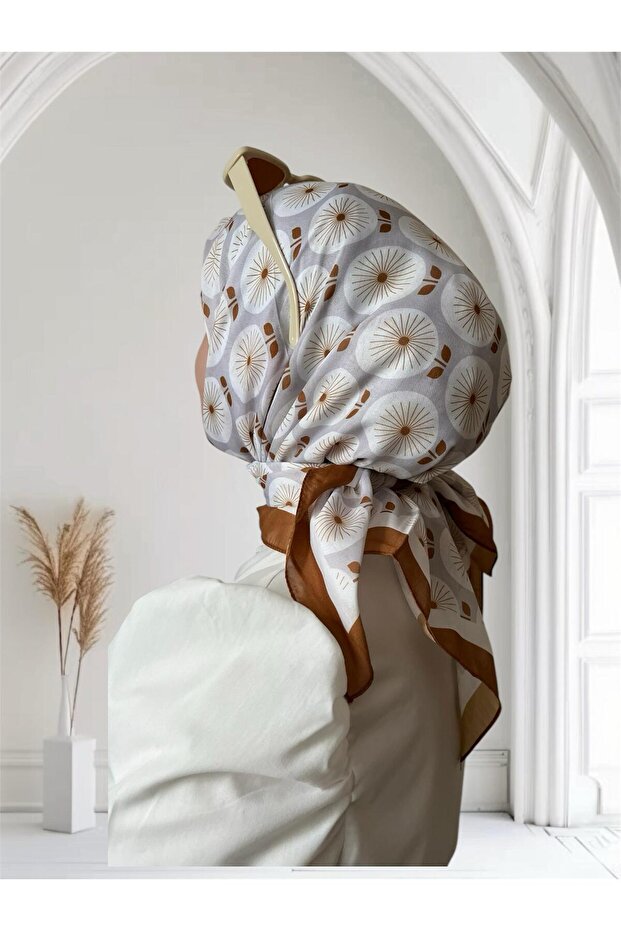 وشاح ناعم بنقشة القرفة من ريترو بلوم - 4