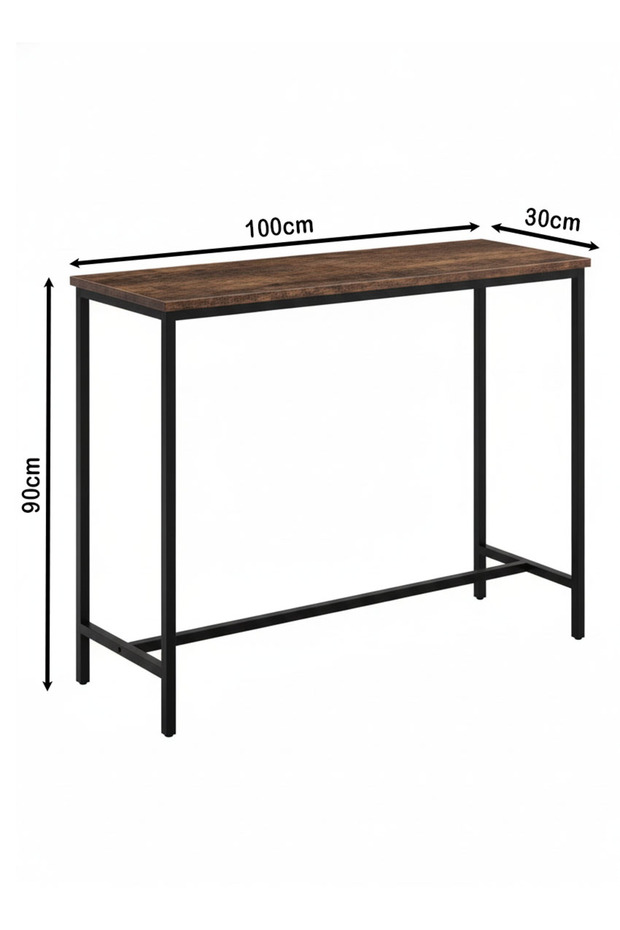طاولة وحدة التحكم طاولة أريكة بسيطة طاولة عرض زاوية القهوة المنزلية طاولة المدخل - 5