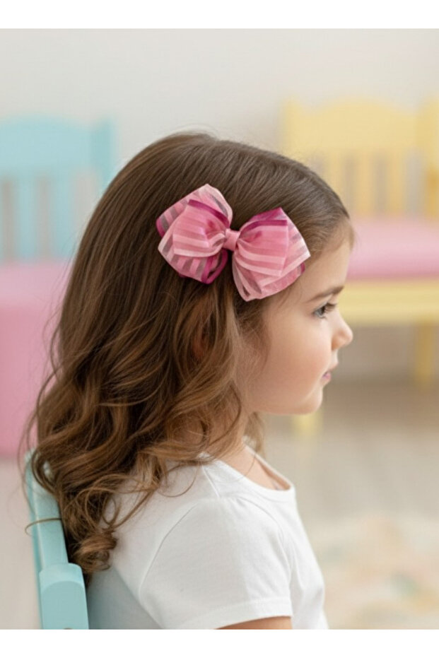 Handmade Birthday Party Custom 2023 Spring Summer Latest Trend Collet Bow Buckle, Ribbon Children's Bow Buckle