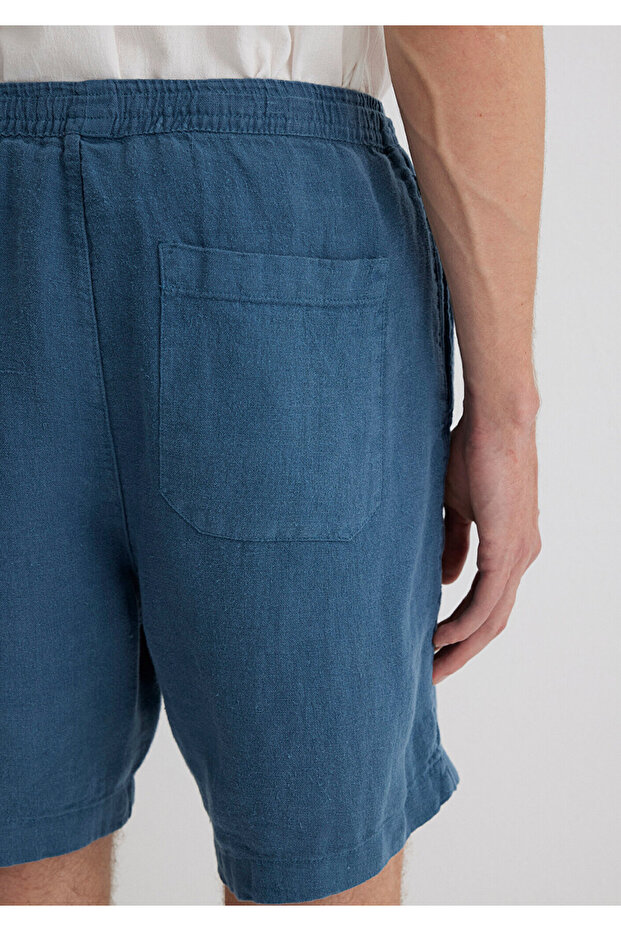 Keten Şort 0410103-89798 - 6