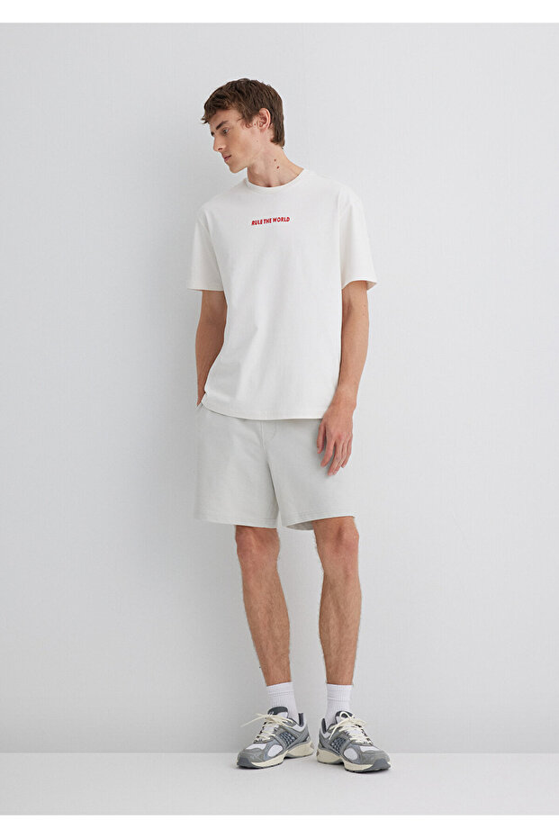 Gri Şort 0410257-70080 - 2