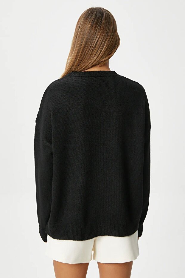 PULOVER OVERSIZE DE IN FLORE - 5