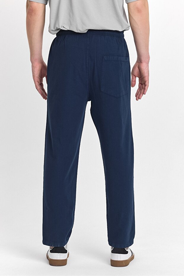 Erkek Lacivert Regular Fit Basic Pantolon - 8