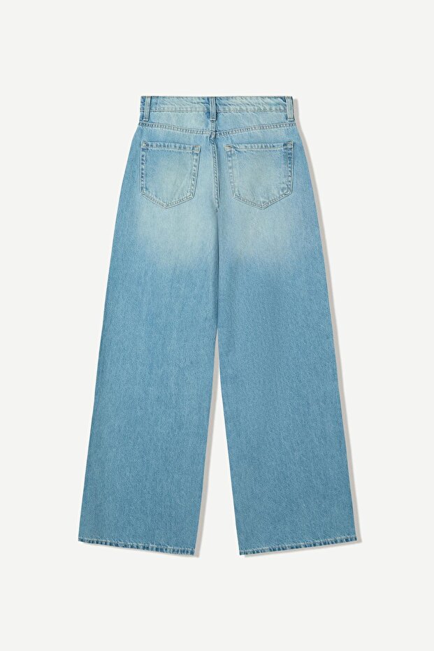 Geniş paça jean - 5