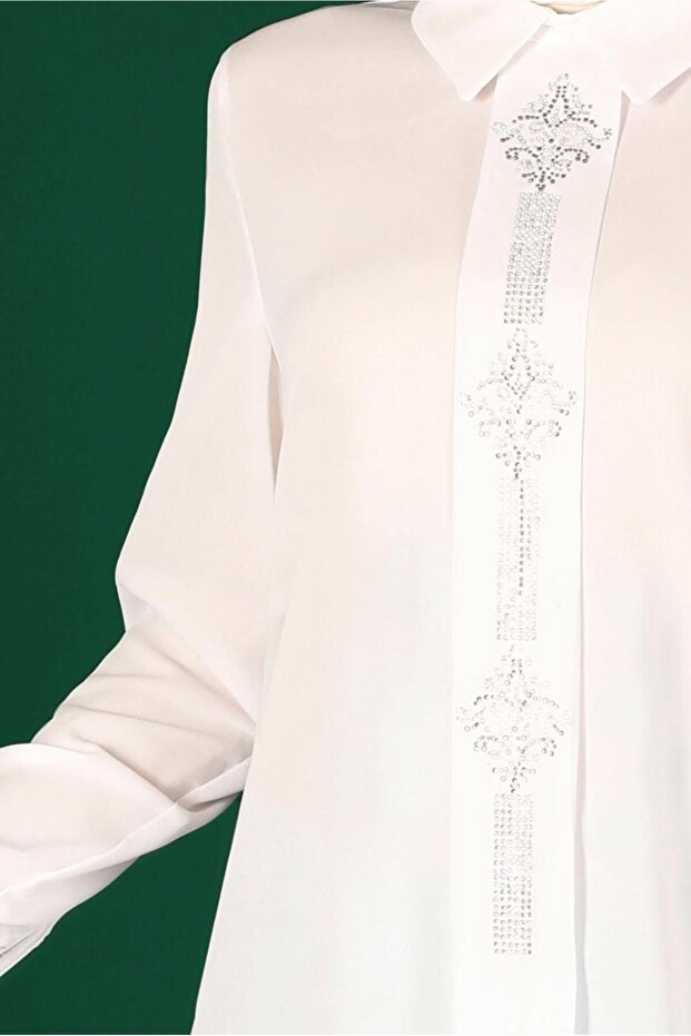 تونيك مطبوع بالحجر 42875 - 4